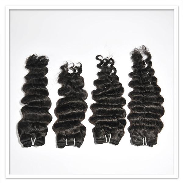 Deep wave Peruvian hair extension suppliers LJ131